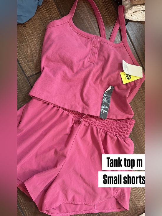 all in motion Pants - All in motion pink tank top , run shorts set